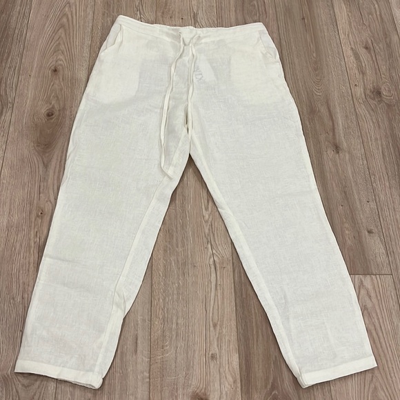 IXIMO CASUAL LINEN PANTS WITH POCKETS - Picture 1 of 6
